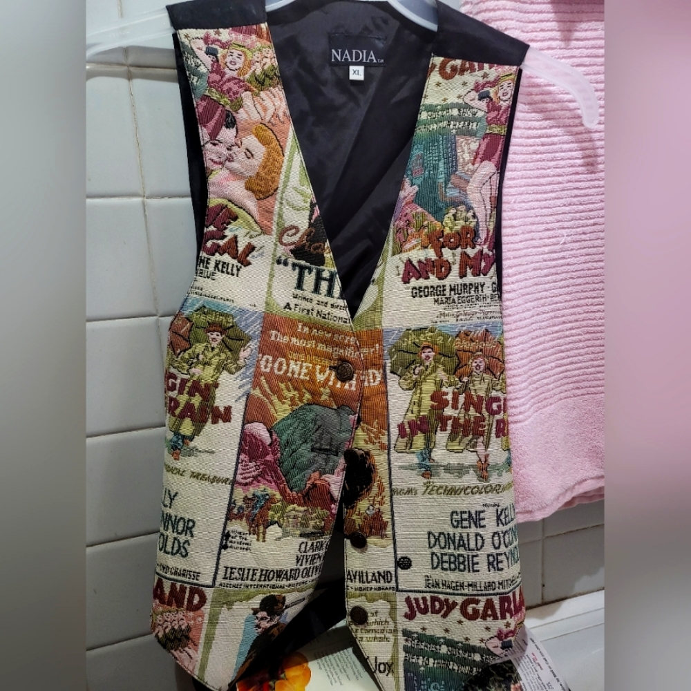 Unique Vintage Movie Poster Vest